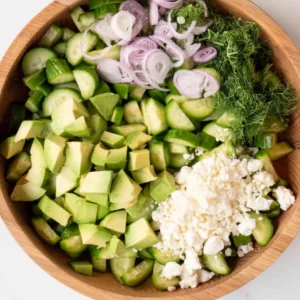 Avacado Cucumber Salad